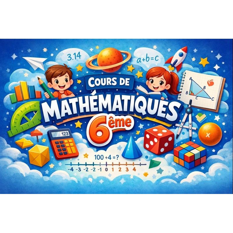 6ème - Mathématiques - Fiches de révision